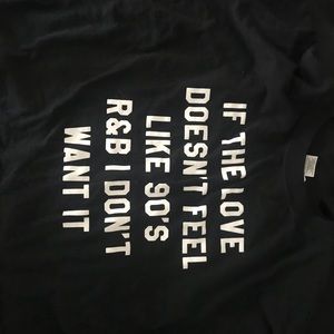 Black long sleeve crop top